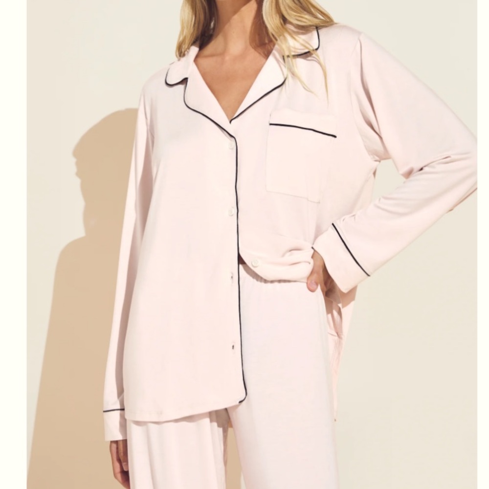 BRAND NEW Gisele TENCEL™ Pink Modal Long PJ Set Size M